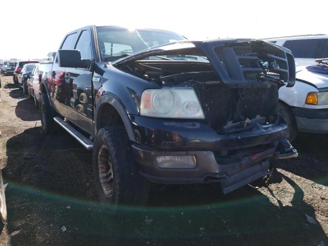 1FTPW14554KB48132 - 2004 FORD F150 SUPERCREW BLACK photo 4