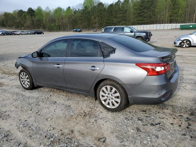 3N1AB7AP2GY318594 - 2016 NISSAN SENTRA S GRAY photo 2