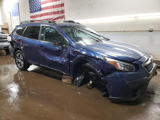 4S4BTANC6M3129188 - 2021 SUBARU OUTBACK LIMITED BLUE photo 4