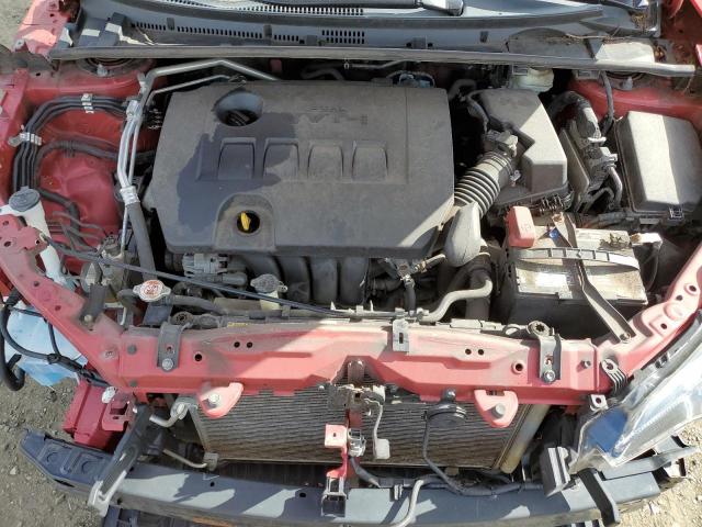 2T1BURHE9HC816692 - 2017 TOYOTA COROLLA L RED photo 11