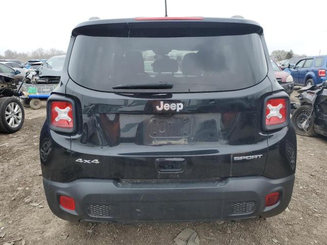 ZACNJBAB3KPJ83290 - 2019 JEEP RENEGADE SPORT BLACK photo 6