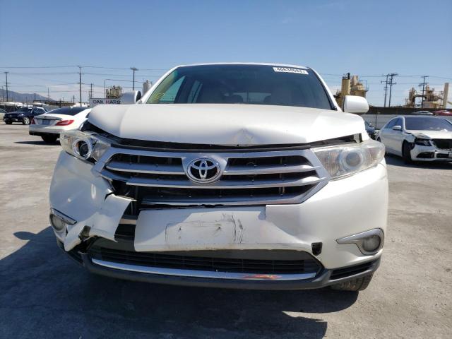 5TDZK3EH6CS055989 - 2012 TOYOTA HIGHLANDER BASE Blanc photo 5