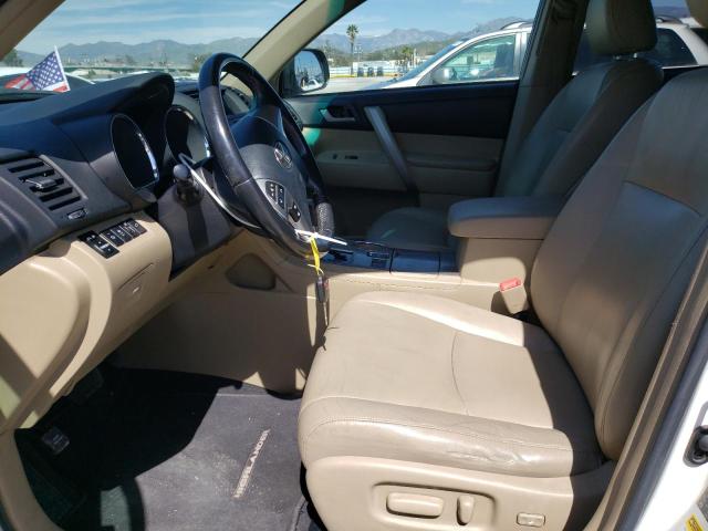 5TDZK3EH6CS055989 - 2012 TOYOTA HIGHLANDER BASE Blanc photo 7
