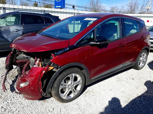 1G1FY6S03L4133778 - 2020 CHEVROLET BOLT EV LT RED photo 1