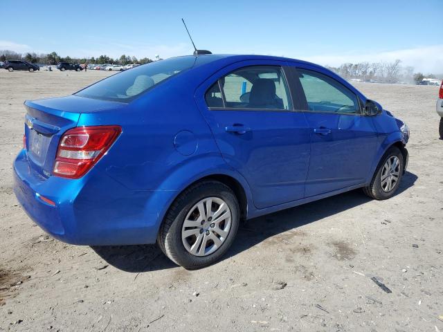 1G1JB5SG9H4178492 - 2017 CHEVROLET SONIC LS BLUE photo 3