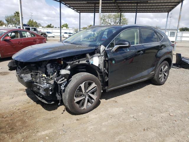 JTJGJRDZ5M2147365 - 2021 LEXUS NX 300H BASE BLACK photo 1