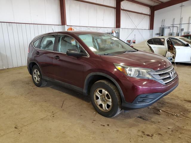 5J6RM4H32EL024611 - 2014 HONDA CR-V LX BURGUNDY photo 4