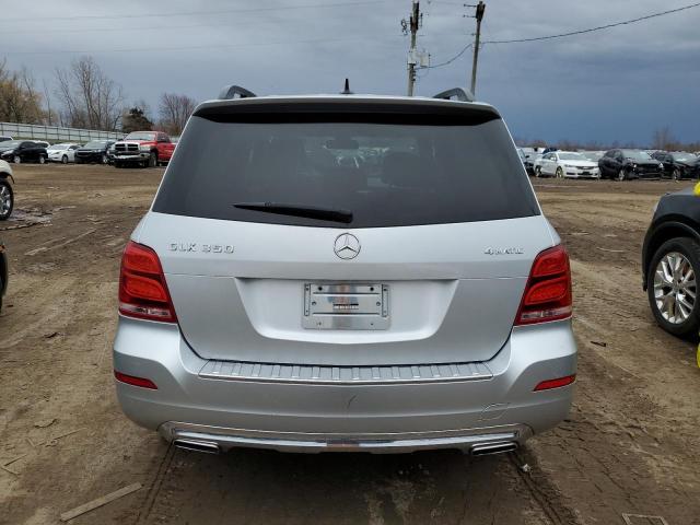 WDCGG8JB3FG398498 - 2015 MERCEDES-BENZ GLK 350 4MATIC SILVER photo 6