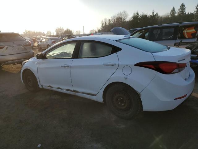 5NPDH4AE2EH519671 - 2014 HYUNDAI ELANTRA SE WHITE photo 2