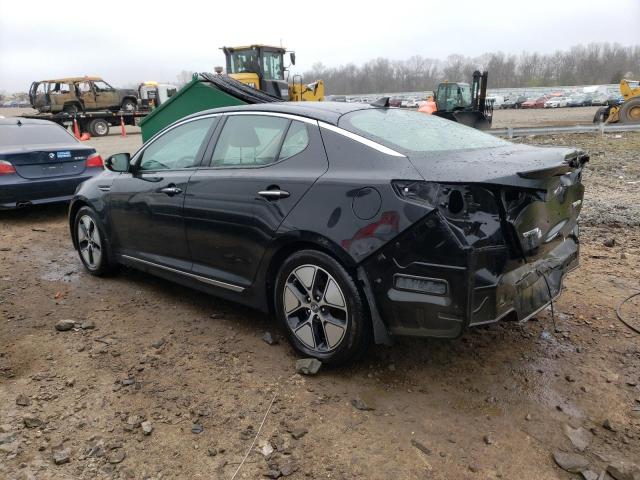 KNAGM4AD1C5025182 - 2012 KIA OPTIMA HYBRID BLACK photo 2