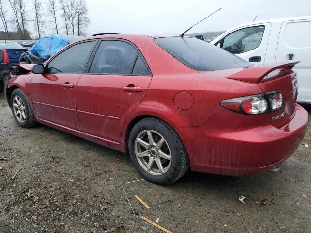 1YVHP80DX65M58781 - 2006 MAZDA 6 S RED photo 2