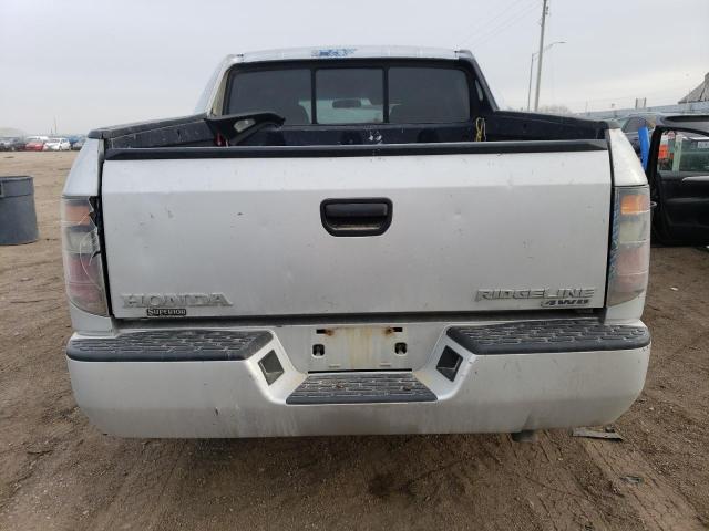 2HJYK16298H522687 - 2008 HONDA RIDGELINE RT SILVER photo 6