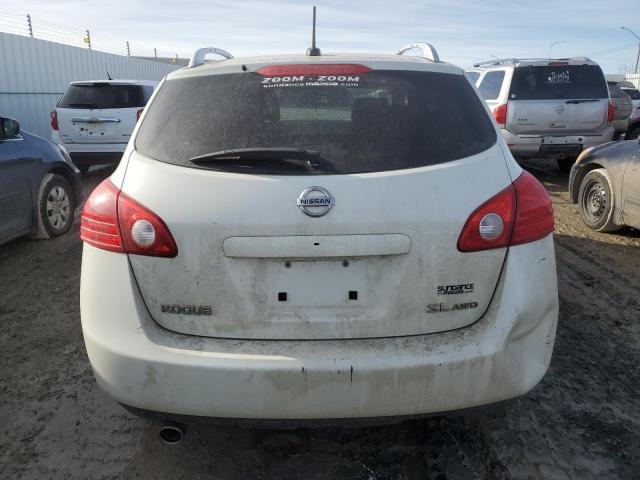 JN8AS5MV1AW122466 - 2010 NISSAN ROGUE S WHITE photo 6