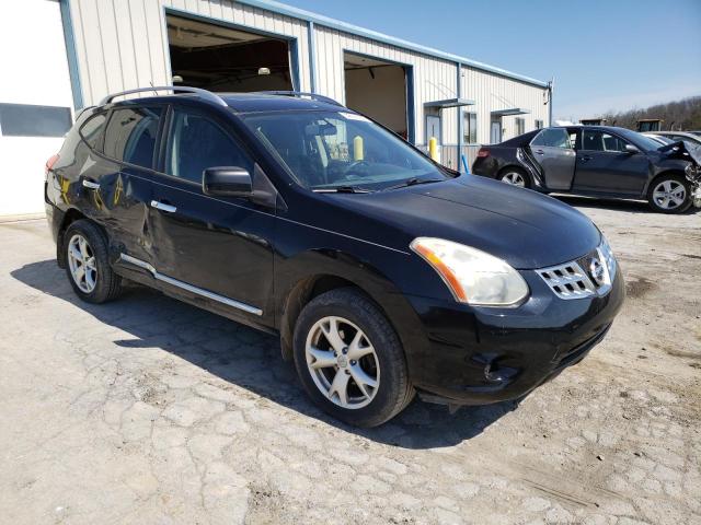 JN8AS5MV5BW282089 - 2011 NISSAN ROGUE S BLACK photo 4