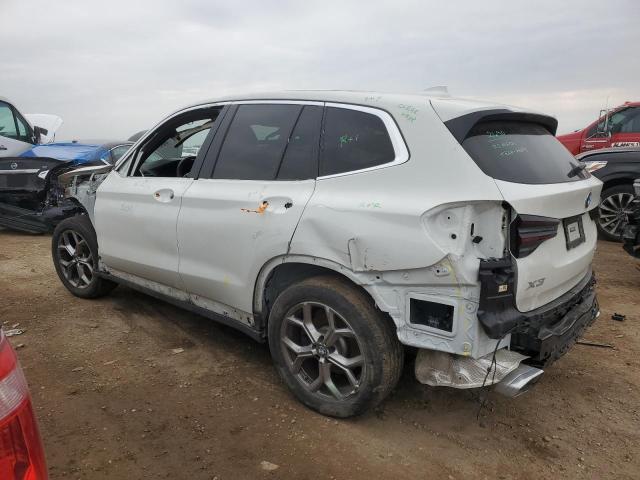 5UX53DP08N9K21082 - 2022 BMW X3 XDRIVE30I WHITE photo 2