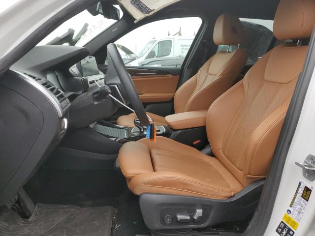 5UX53DP08N9K21082 - 2022 BMW X3 XDRIVE30I WHITE photo 7