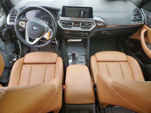 5UX53DP08N9K21082 - 2022 BMW X3 XDRIVE30I WHITE photo 8