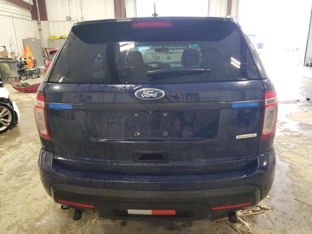 1FM5K8AT1EGB54671 - 2014 FORD EXPLORER POLICE INTERCEPTOR BLUE photo 6