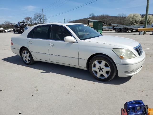 JTHBN36F040143106 - 2004 LEXUS LS 430 WHITE photo 4