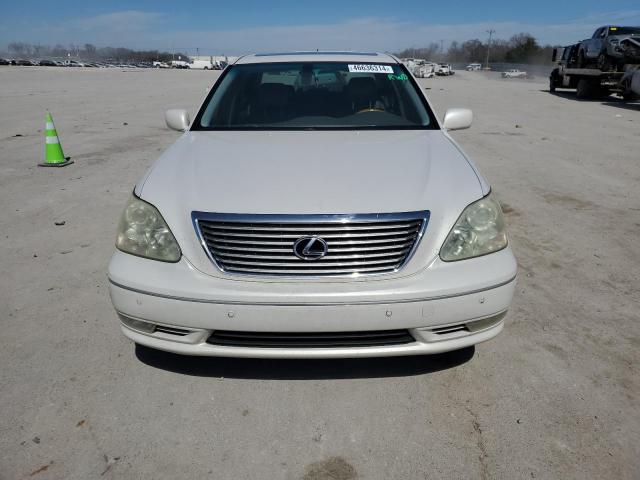 JTHBN36F040143106 - 2004 LEXUS LS 430 WHITE photo 5