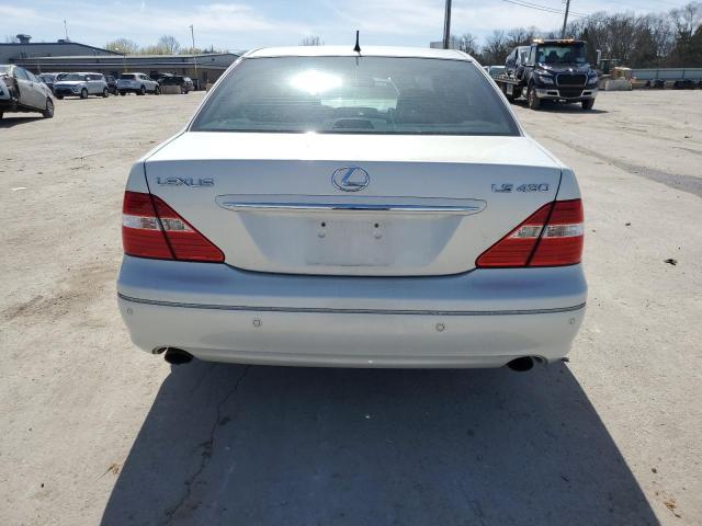 JTHBN36F040143106 - 2004 LEXUS LS 430 WHITE photo 6