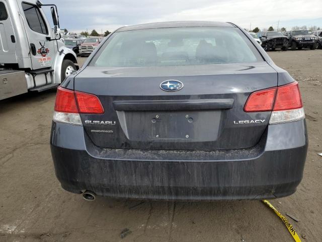 4S3BMCC66D3010759 - 2013 SUBARU LEGACY 2.5I PREMIUM GRAY photo 6