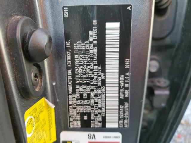 4T3BA3BB2BU023865 - 2011 TOYOTA VENZA GRAY photo 13