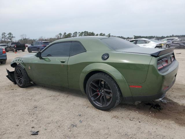 2C3CDZFJ7KH518213 - 2019 DODGE CHALLENGER R/T SCAT PACK GREEN photo 2