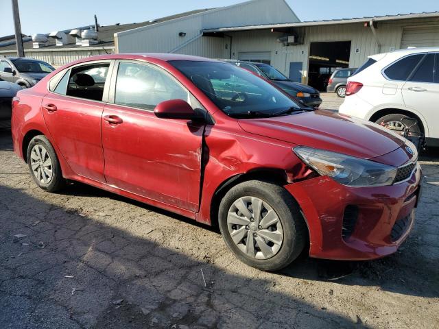 3KPA24AD9LE328200 - 2020 KIA RIO LX RED photo 4