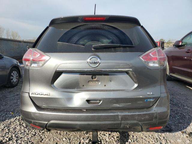 5N1AT2MT7EC862807 - 2014 NISSAN ROGUE S GRAY photo 6