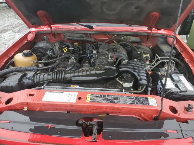 1FTYR10D41PB67150 - 2001 FORD RANGER RED photo 11