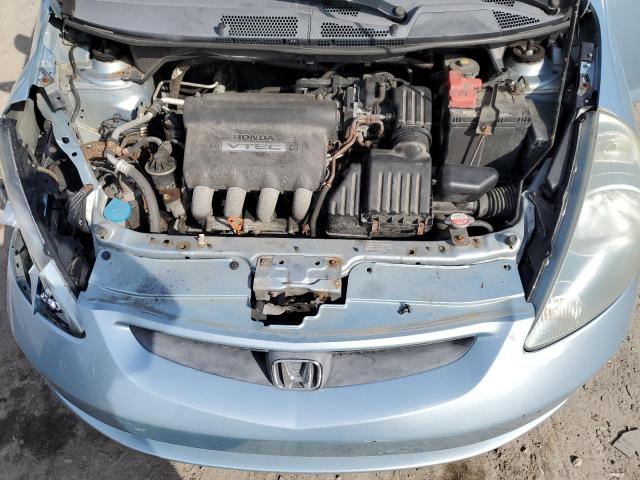 JHMGD38487S025561 - 2007 HONDA FIT BLUE photo 11