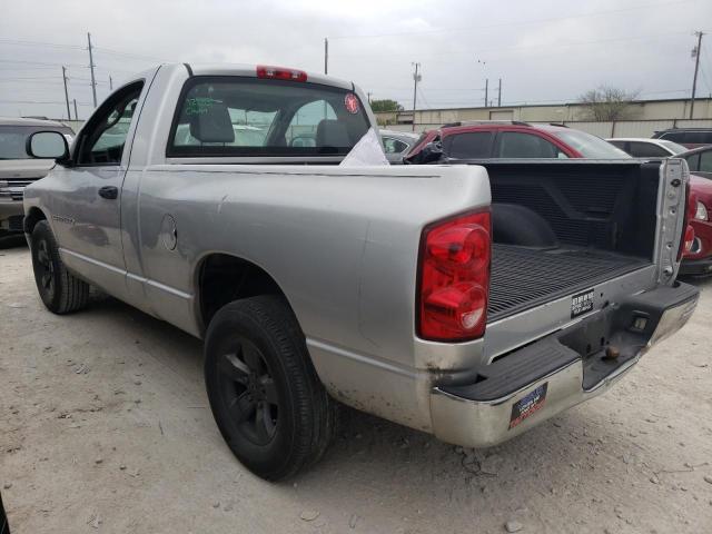 1D7HA16K67J537920 - 2007 DODGE RAM 1500 ST SILVER photo 2