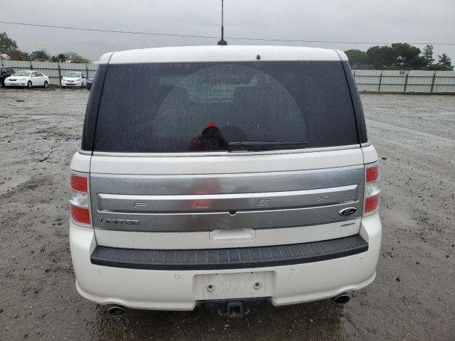 2FMHK6DT6DBD17513 - 2013 FORD FLEX LIMITED WHITE photo 6