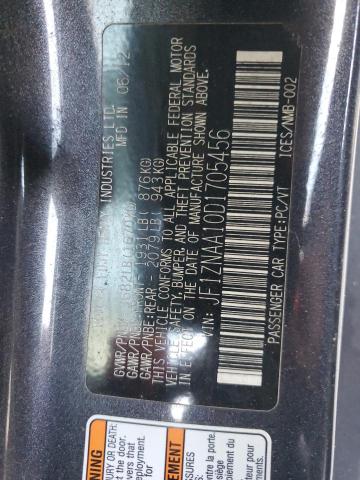 JF1ZNAA10D1705456 - 2013 TOYOTA SCION FR-S GRAY photo 13