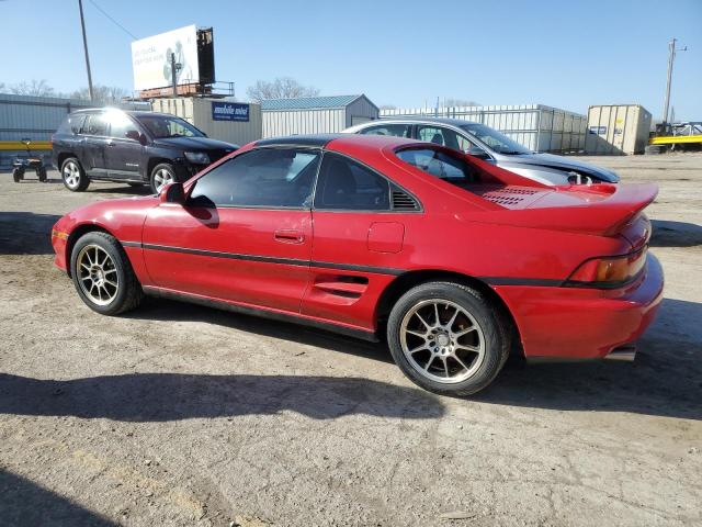 JT2SW21N3M0012879 - 1991 TOYOTA MR2 SPORT ROOF RED photo 2