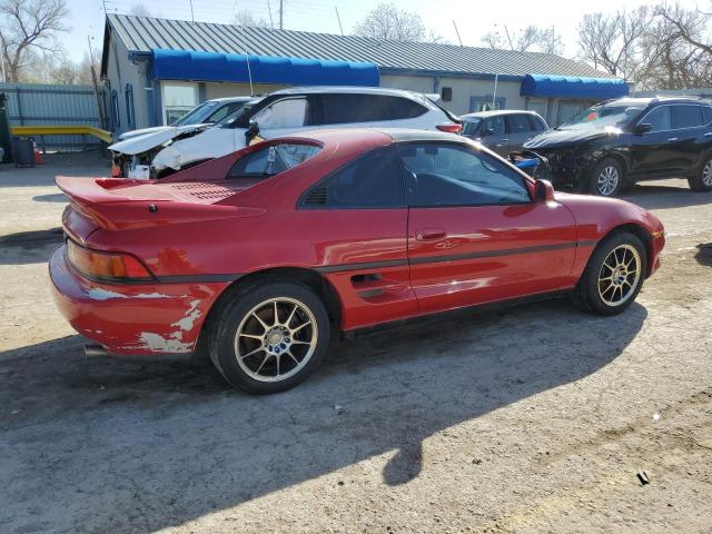 JT2SW21N3M0012879 - 1991 TOYOTA MR2 SPORT ROOF RED photo 3