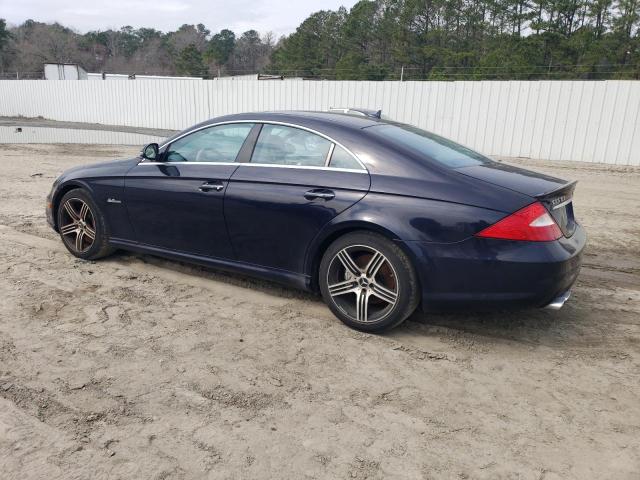 WDDDJ77X58A128174 - 2008 MERCEDES-BENZ CLS 63 AMG BLUE photo 2