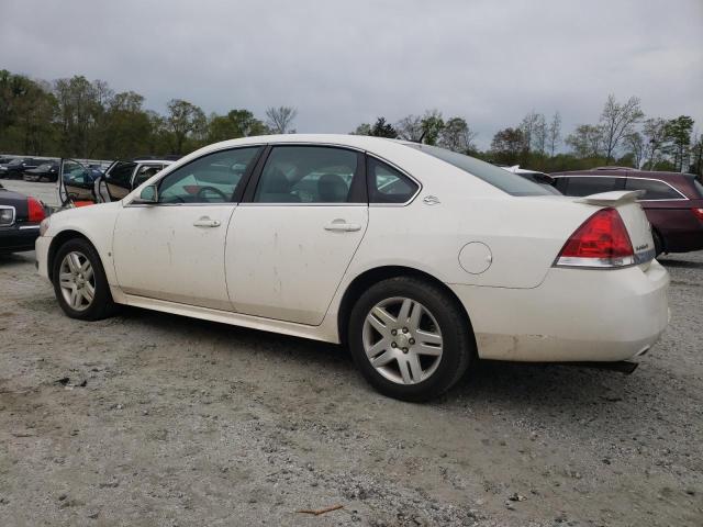 2G1WC57M391134535 - 2009 CHEVROLET IMPALA 2LT WHITE photo 2