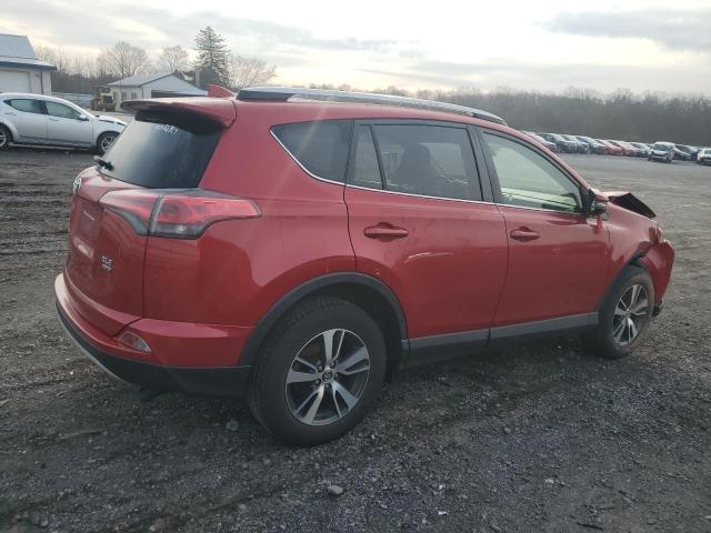 JTMRFREV1HJ112701 - 2017 TOYOTA RAV4 XLE RED photo 3