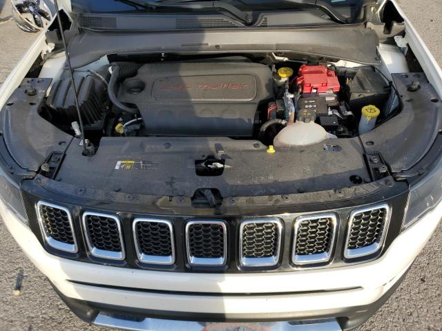 3C4NJDCB6MT572531 - 2021 JEEP COMPASS LIMITED WHITE photo 12