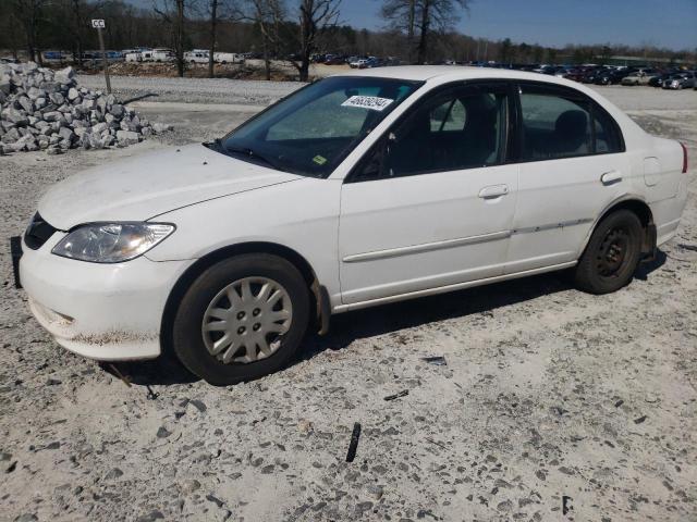 2HGES16594H520676 - 2004 HONDA CIVIC LX WHITE photo 1