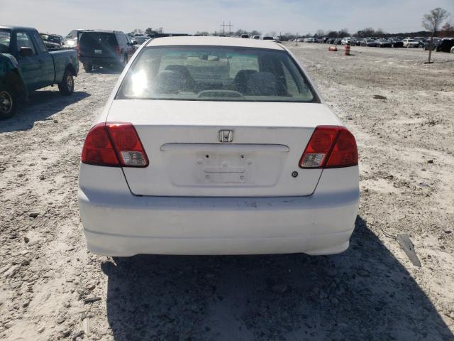 2HGES16594H520676 - 2004 HONDA CIVIC LX WHITE photo 6