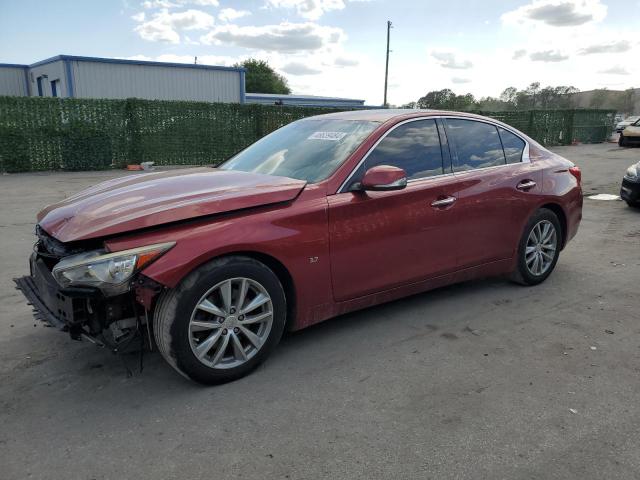 JN1BV7AP0FM337559 - 2015 INFINITI Q50 BASE RED photo 1