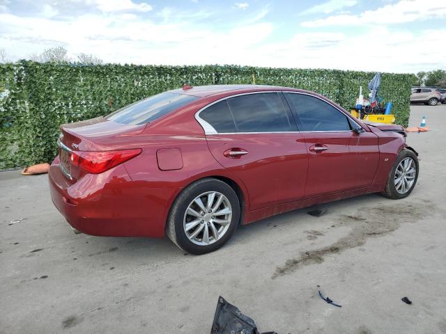 JN1BV7AP0FM337559 - 2015 INFINITI Q50 BASE RED photo 3