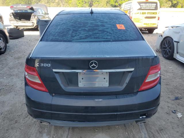 WDDGF54X78R010572 - 2008 MERCEDES-BENZ C 300 BLACK photo 6