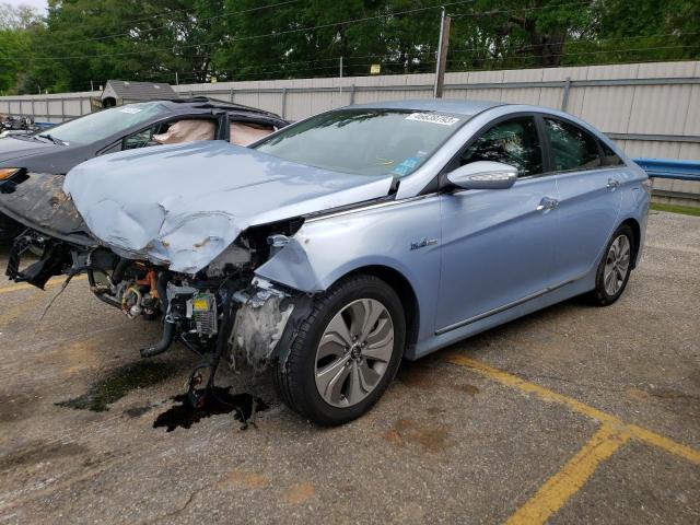 KMHEC4A42DA088681 - 2013 HYUNDAI SONATA HYBRID BLUE photo 1