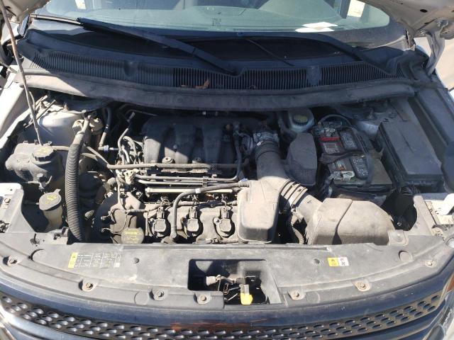 1FM5K8AR9DGA51162 - 2013 FORD EXPLORER POLICE INTERCEPTOR Արծաթագույն լուսանկար 12