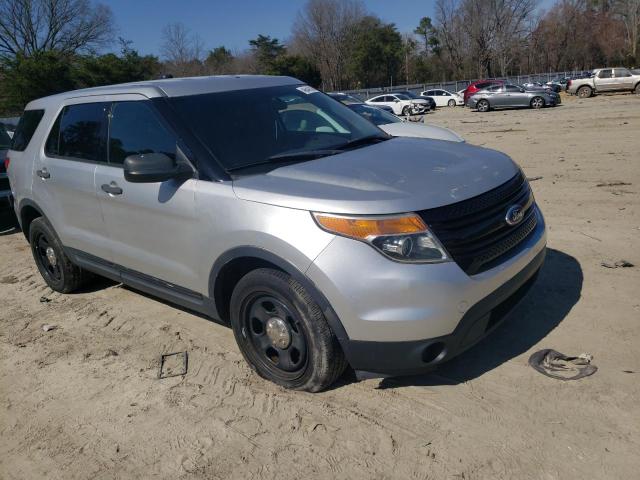 1FM5K8AR9DGA51162 - 2013 FORD EXPLORER POLICE INTERCEPTOR Արծաթագույն լուսանկար 4