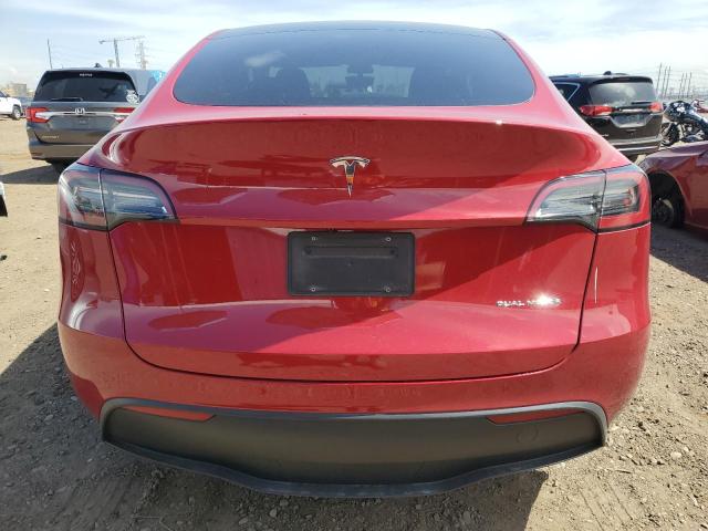 7SAYGDEE3PF608202 - 2023 TESLA MODEL Y RED photo 6